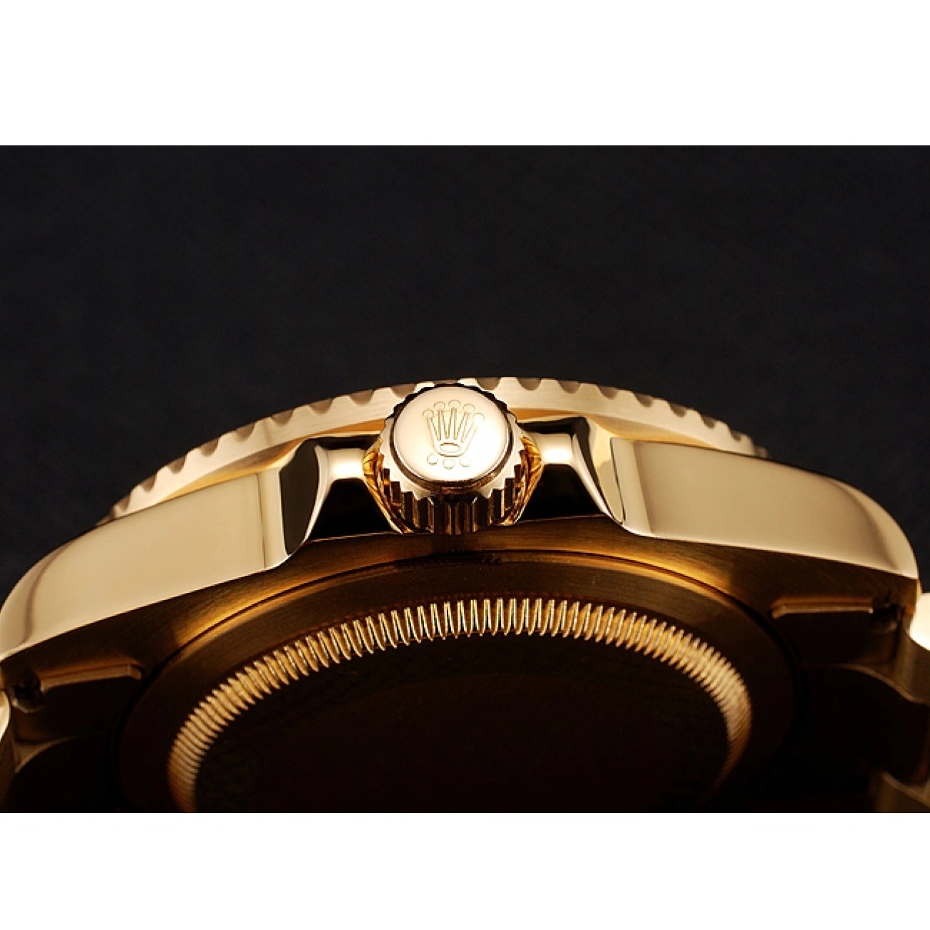 Aaa replica watch Swiss 1453749 Case Gold GMT Gold Dial II Bracelet Rolex And Bezel Master Black 0716